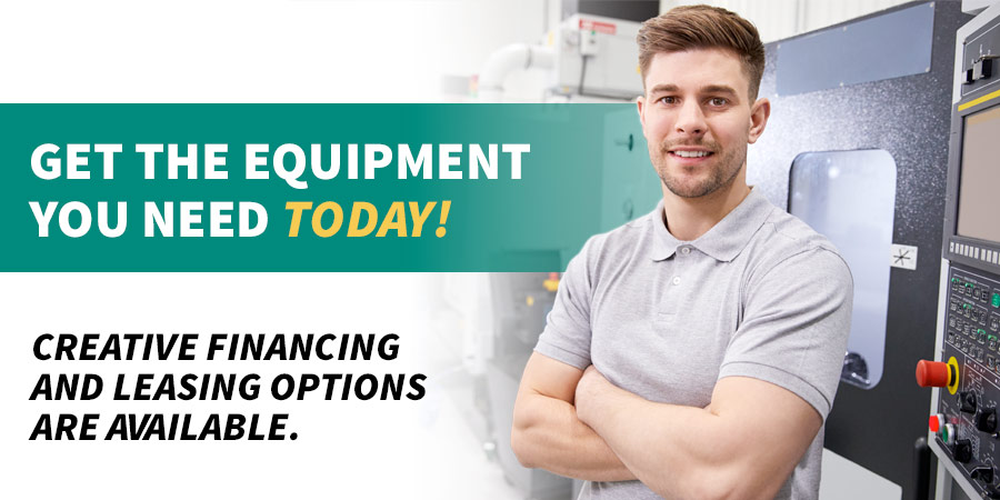 Marking equipment financing and leasing are available