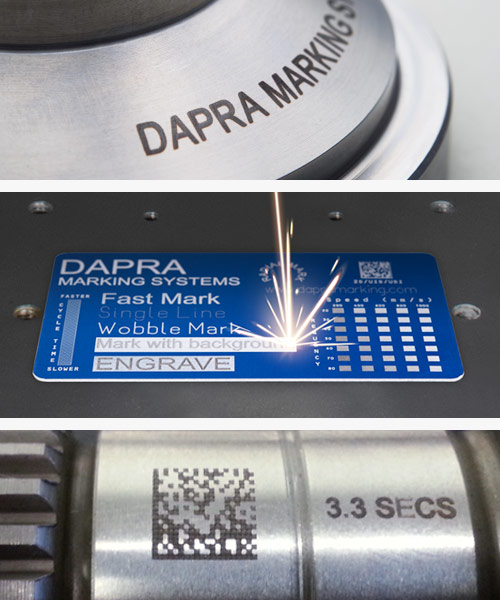 Aluminum engraving and laser marking